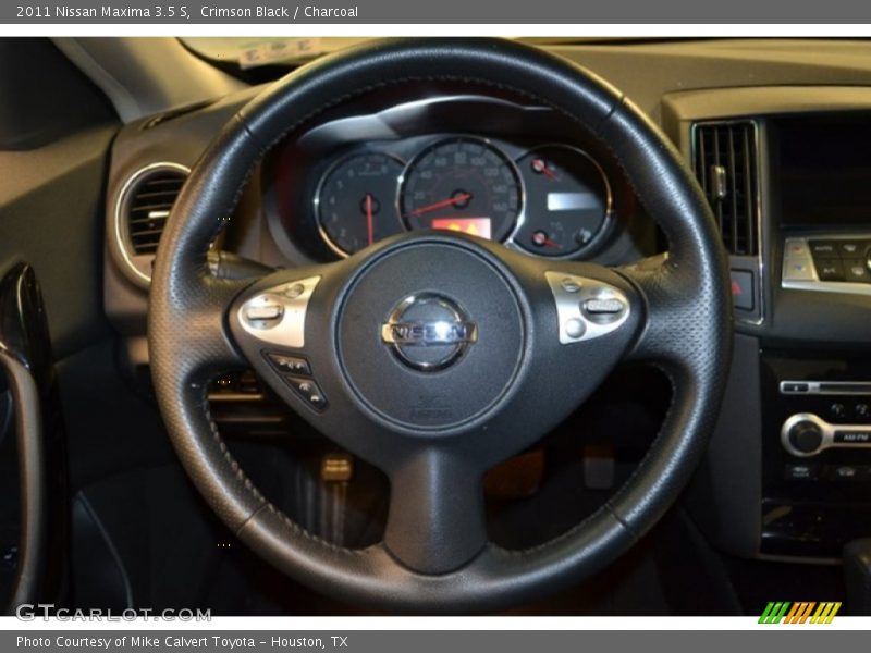 Crimson Black / Charcoal 2011 Nissan Maxima 3.5 S