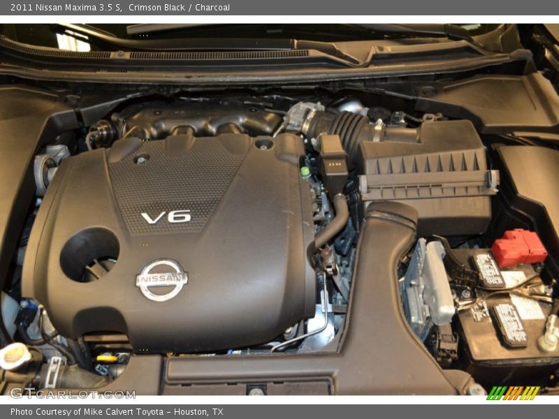 Crimson Black / Charcoal 2011 Nissan Maxima 3.5 S