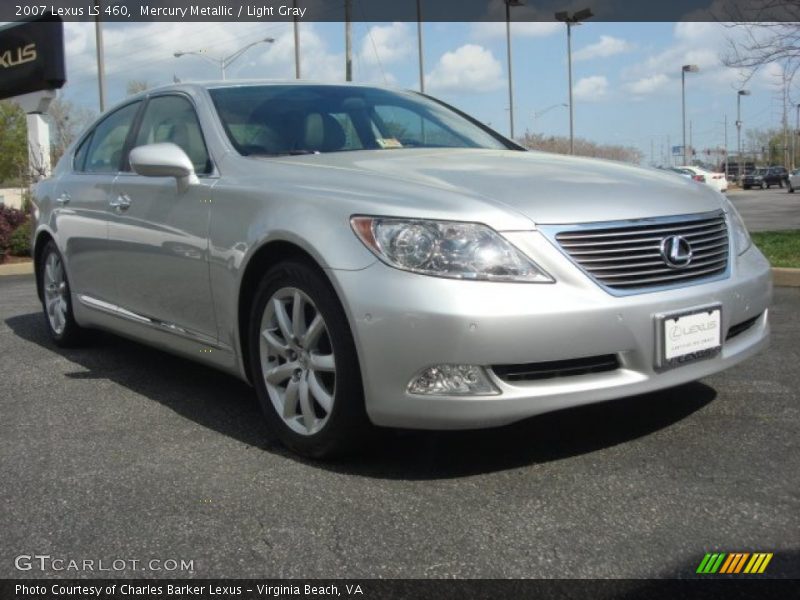 Mercury Metallic / Light Gray 2007 Lexus LS 460