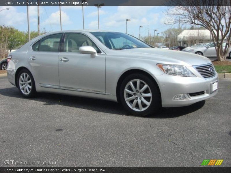 Mercury Metallic / Light Gray 2007 Lexus LS 460