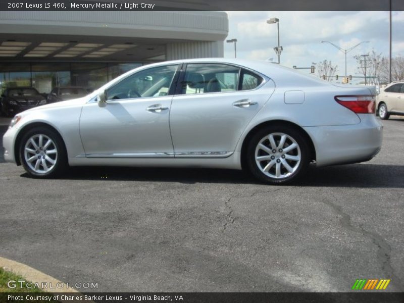 Mercury Metallic / Light Gray 2007 Lexus LS 460