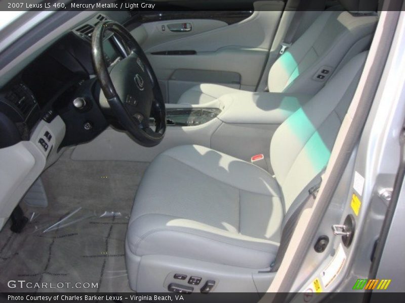 Mercury Metallic / Light Gray 2007 Lexus LS 460