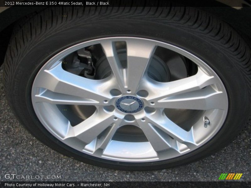 Black / Black 2012 Mercedes-Benz E 350 4Matic Sedan