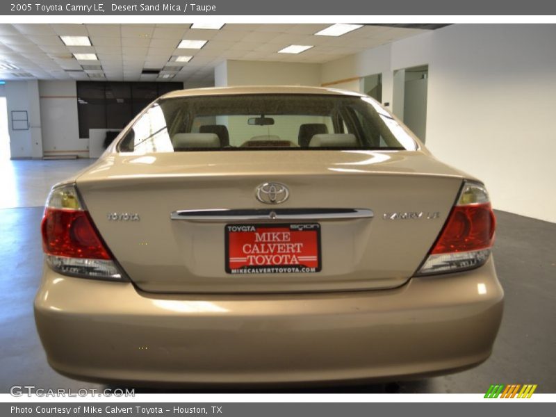 Desert Sand Mica / Taupe 2005 Toyota Camry LE