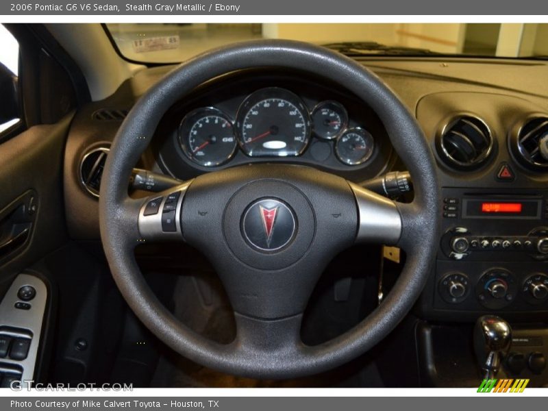 Stealth Gray Metallic / Ebony 2006 Pontiac G6 V6 Sedan