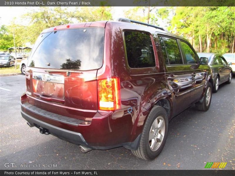 Dark Cherry Pearl / Black 2010 Honda Pilot EX-L