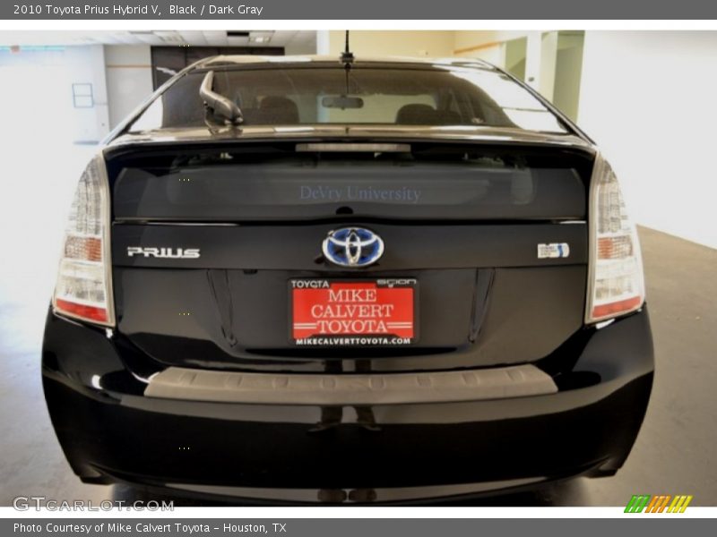 Black / Dark Gray 2010 Toyota Prius Hybrid V