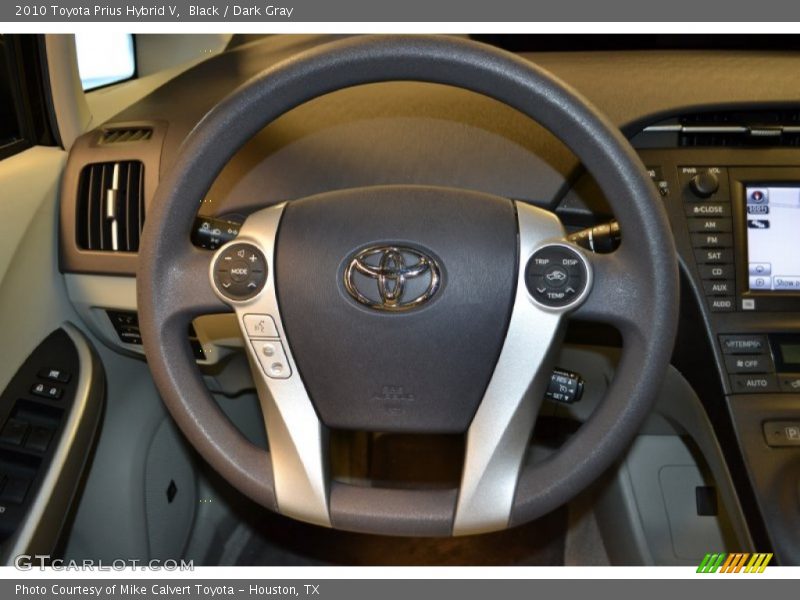 Black / Dark Gray 2010 Toyota Prius Hybrid V