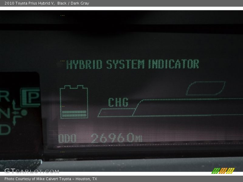 Black / Dark Gray 2010 Toyota Prius Hybrid V