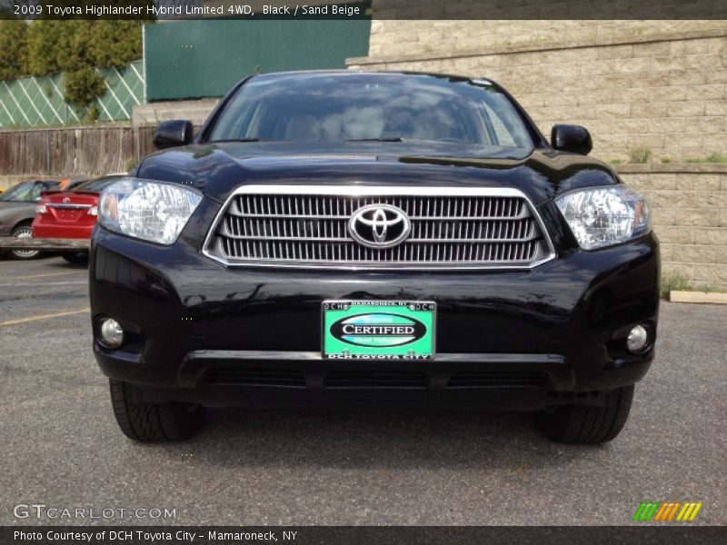 Black / Sand Beige 2009 Toyota Highlander Hybrid Limited 4WD