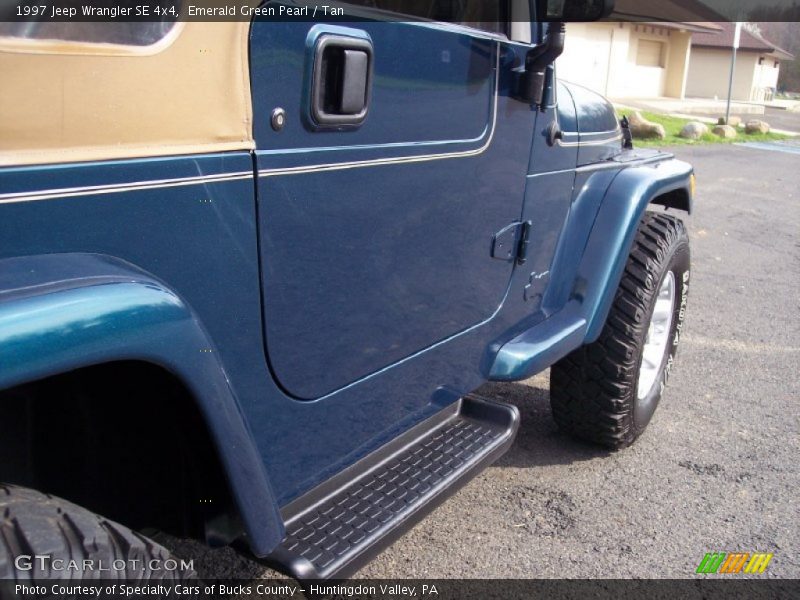 Emerald Green Pearl / Tan 1997 Jeep Wrangler SE 4x4