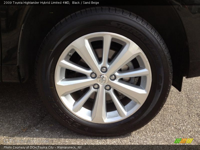 Black / Sand Beige 2009 Toyota Highlander Hybrid Limited 4WD