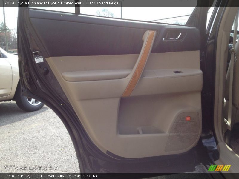 Black / Sand Beige 2009 Toyota Highlander Hybrid Limited 4WD