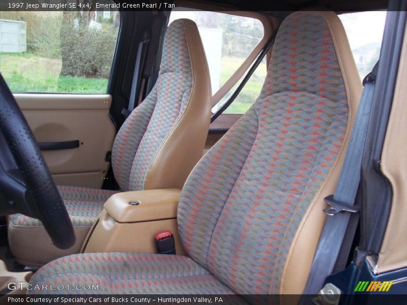 Emerald Green Pearl / Tan 1997 Jeep Wrangler SE 4x4