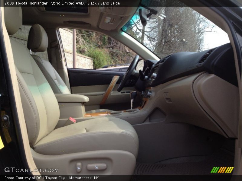 Black / Sand Beige 2009 Toyota Highlander Hybrid Limited 4WD
