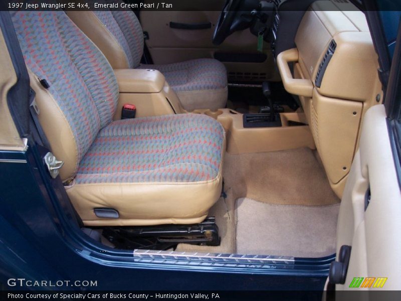 Emerald Green Pearl / Tan 1997 Jeep Wrangler SE 4x4