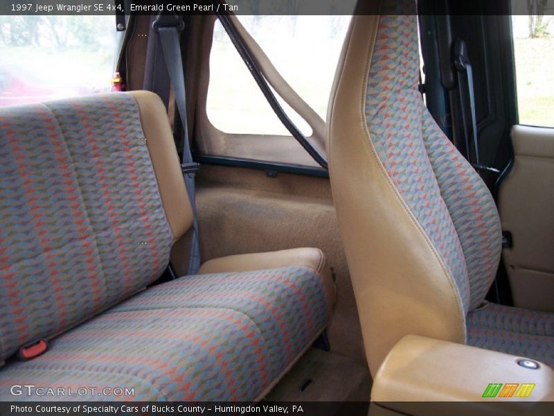 Emerald Green Pearl / Tan 1997 Jeep Wrangler SE 4x4