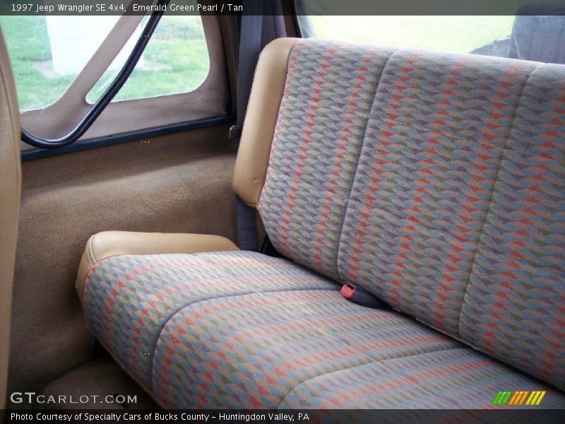 Emerald Green Pearl / Tan 1997 Jeep Wrangler SE 4x4