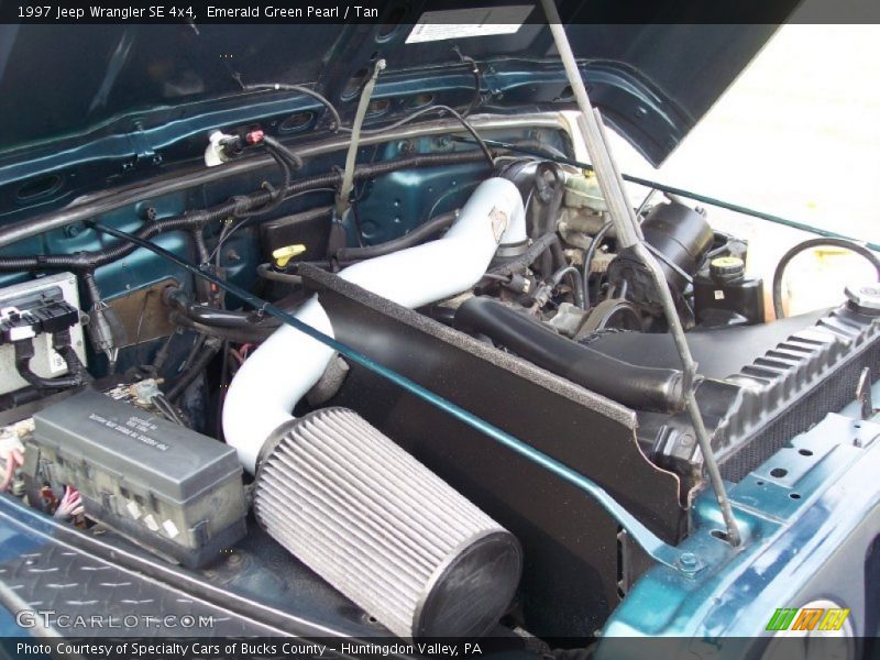 Emerald Green Pearl / Tan 1997 Jeep Wrangler SE 4x4