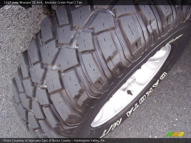 Emerald Green Pearl / Tan 1997 Jeep Wrangler SE 4x4