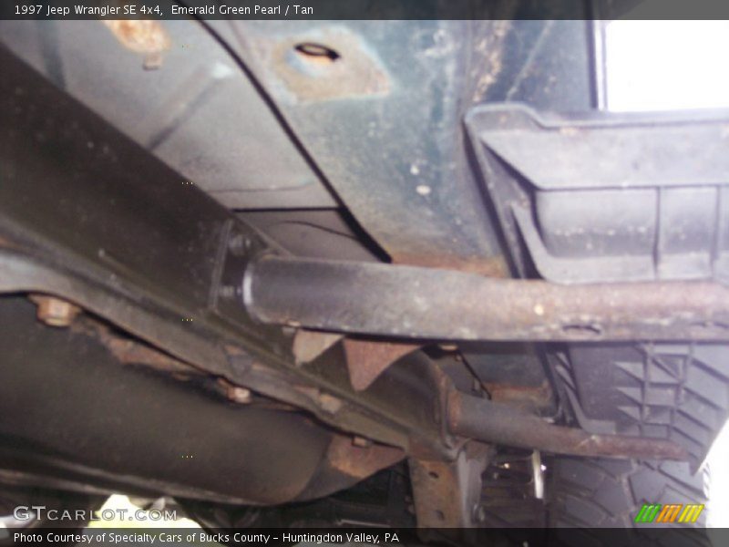 Emerald Green Pearl / Tan 1997 Jeep Wrangler SE 4x4