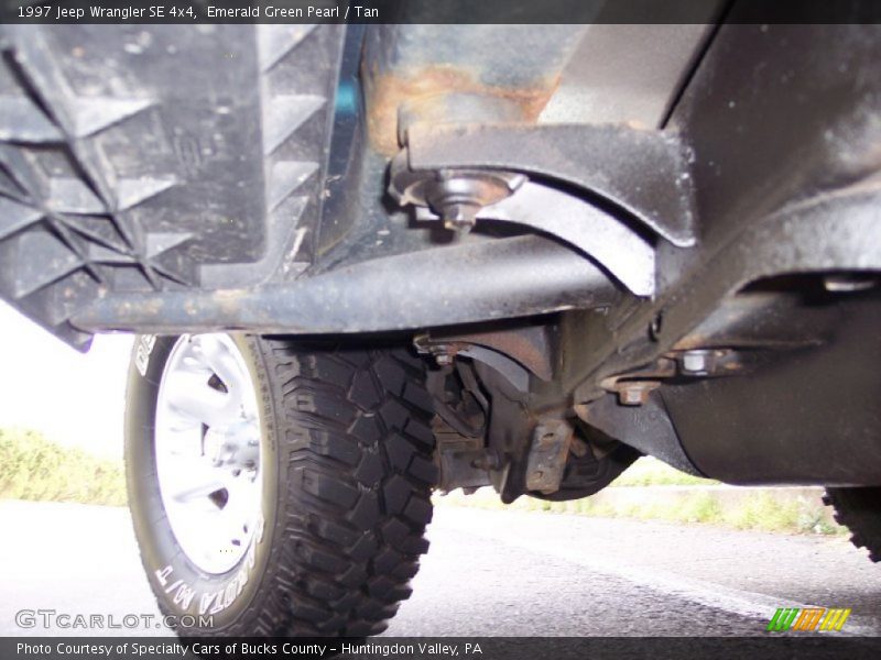 Emerald Green Pearl / Tan 1997 Jeep Wrangler SE 4x4