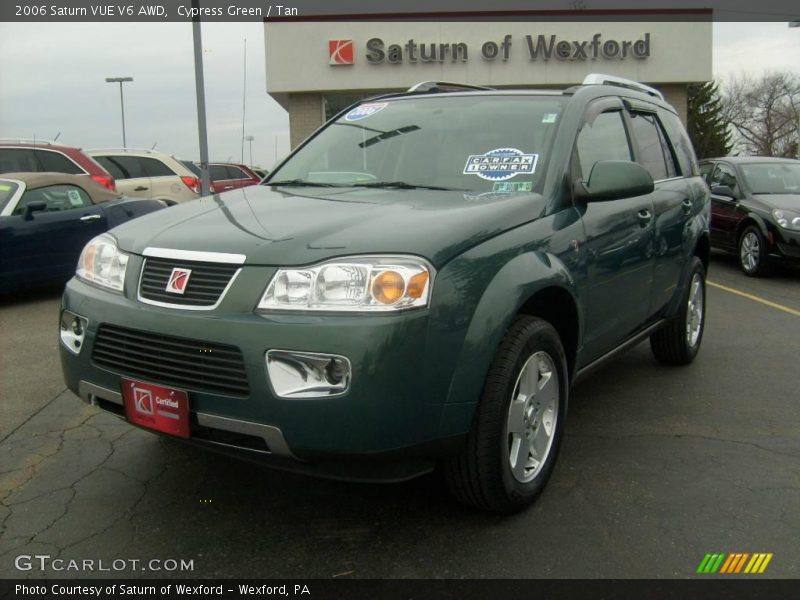 Cypress Green / Tan 2006 Saturn VUE V6 AWD