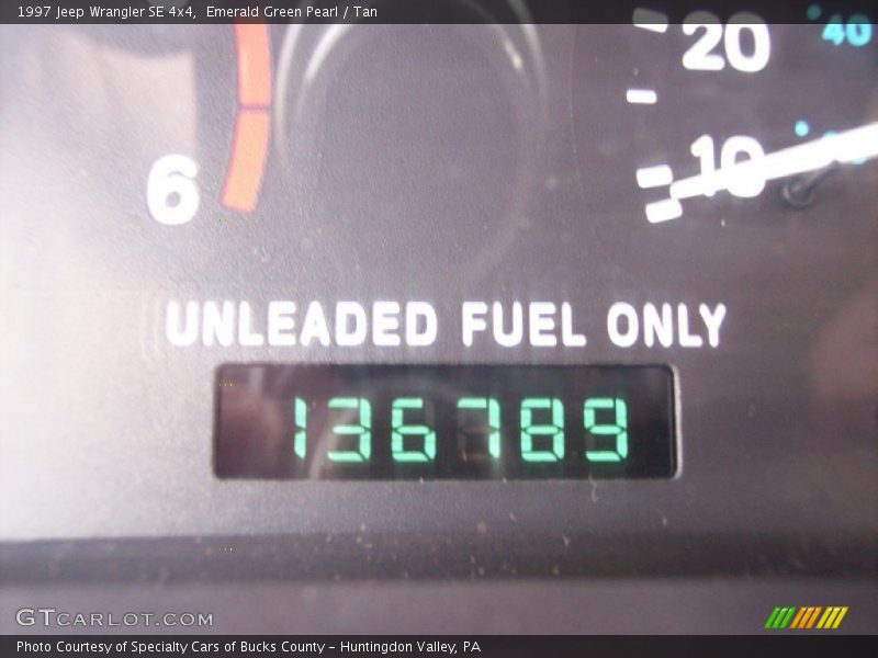 Emerald Green Pearl / Tan 1997 Jeep Wrangler SE 4x4