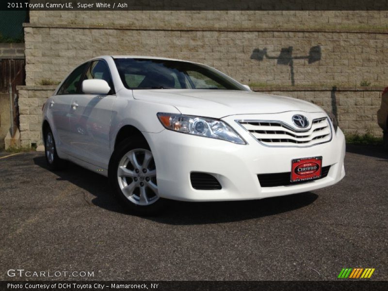 Super White / Ash 2011 Toyota Camry LE