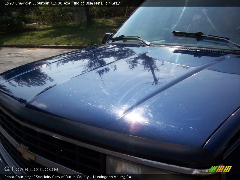 Indigo Blue Metallic / Gray 1993 Chevrolet Suburban K1500 4x4