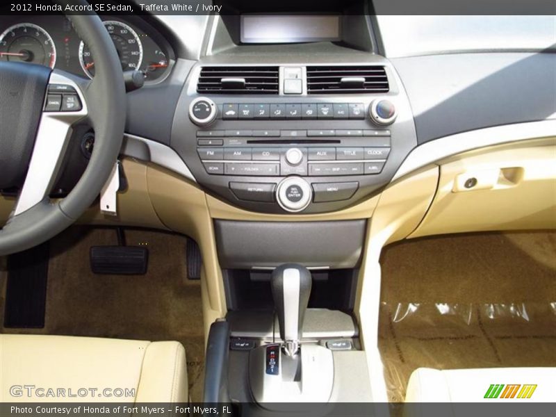 Taffeta White / Ivory 2012 Honda Accord SE Sedan