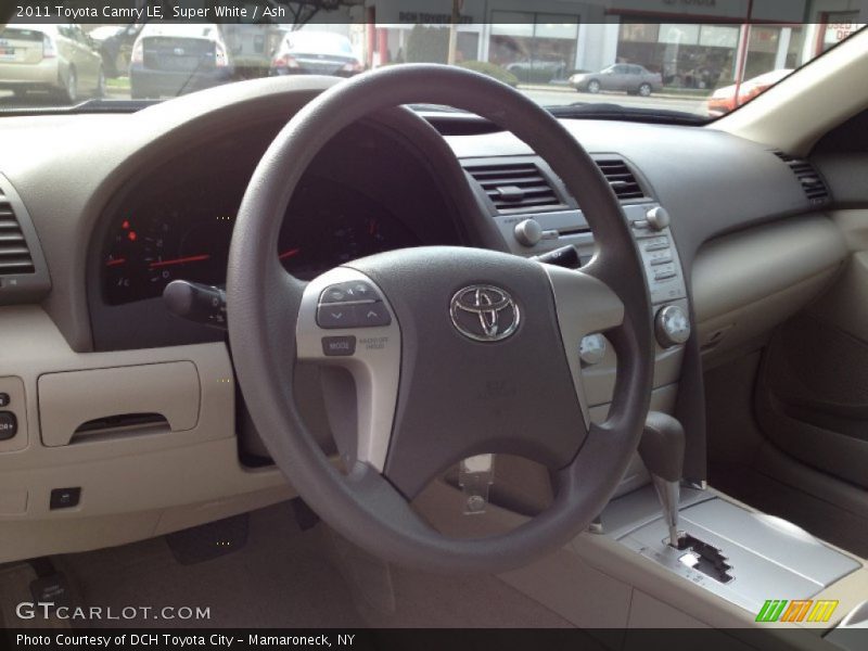 Super White / Ash 2011 Toyota Camry LE