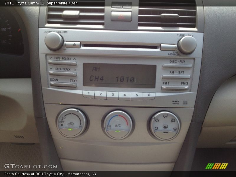 Super White / Ash 2011 Toyota Camry LE