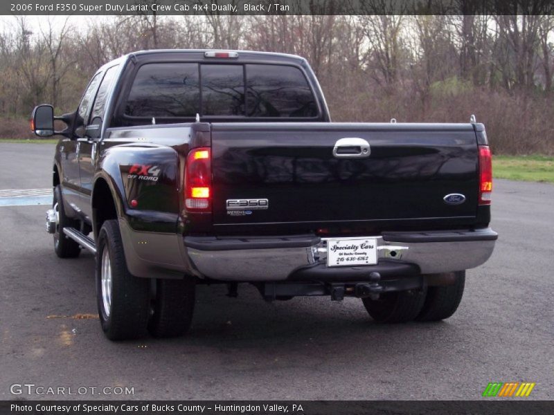 Black / Tan 2006 Ford F350 Super Duty Lariat Crew Cab 4x4 Dually