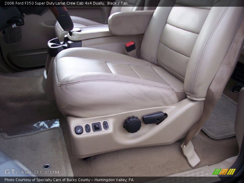 Black / Tan 2006 Ford F350 Super Duty Lariat Crew Cab 4x4 Dually