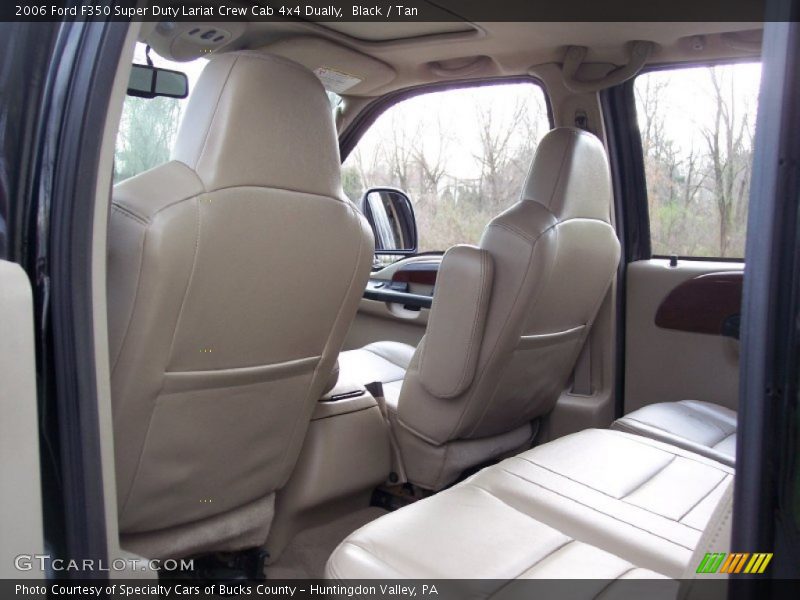 Black / Tan 2006 Ford F350 Super Duty Lariat Crew Cab 4x4 Dually