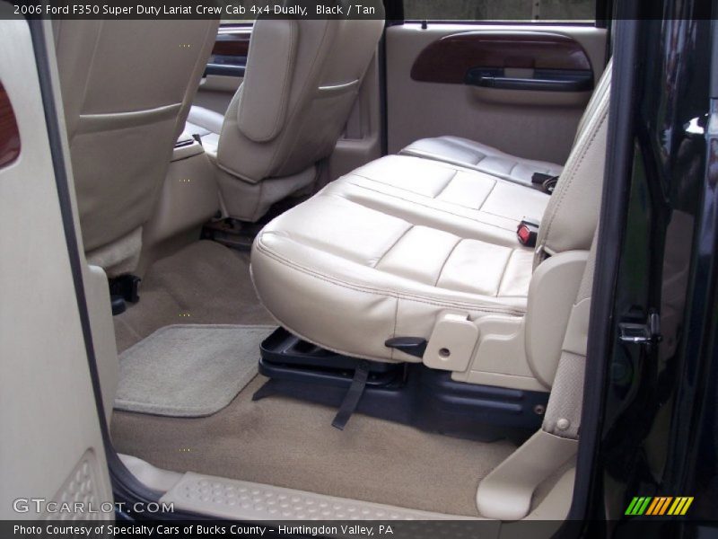 Black / Tan 2006 Ford F350 Super Duty Lariat Crew Cab 4x4 Dually