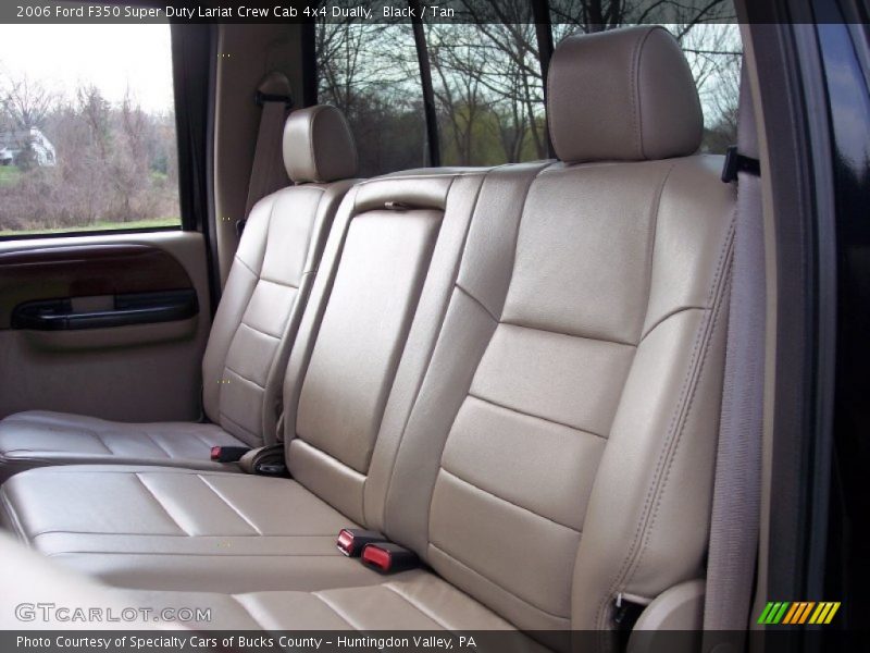 Black / Tan 2006 Ford F350 Super Duty Lariat Crew Cab 4x4 Dually