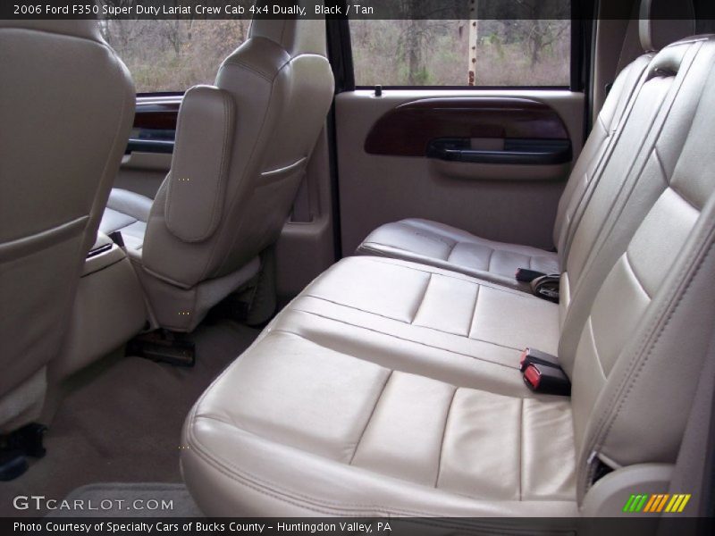 Black / Tan 2006 Ford F350 Super Duty Lariat Crew Cab 4x4 Dually