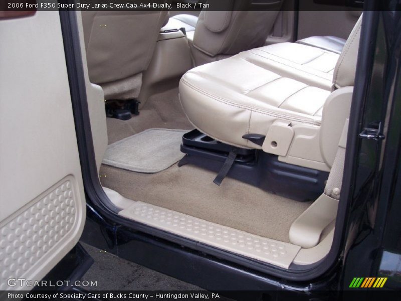 Black / Tan 2006 Ford F350 Super Duty Lariat Crew Cab 4x4 Dually