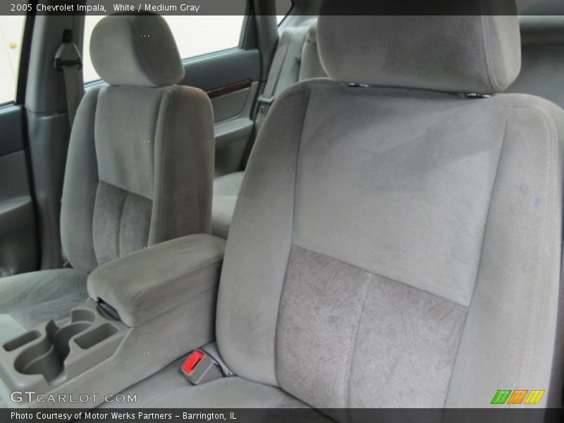 White / Medium Gray 2005 Chevrolet Impala