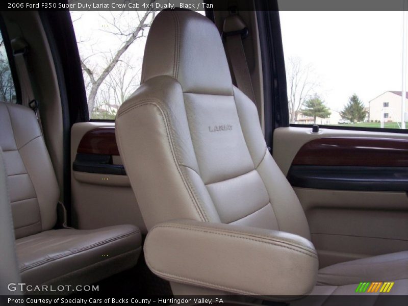 Black / Tan 2006 Ford F350 Super Duty Lariat Crew Cab 4x4 Dually