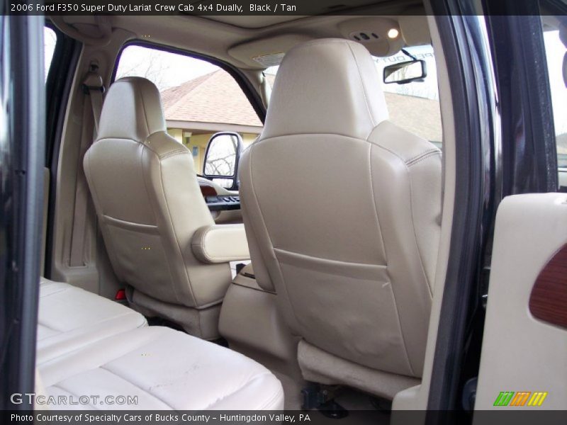 Black / Tan 2006 Ford F350 Super Duty Lariat Crew Cab 4x4 Dually