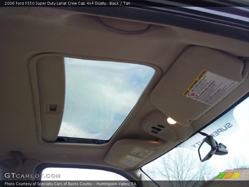 Black / Tan 2006 Ford F350 Super Duty Lariat Crew Cab 4x4 Dually