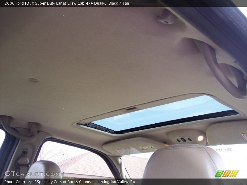 Black / Tan 2006 Ford F350 Super Duty Lariat Crew Cab 4x4 Dually
