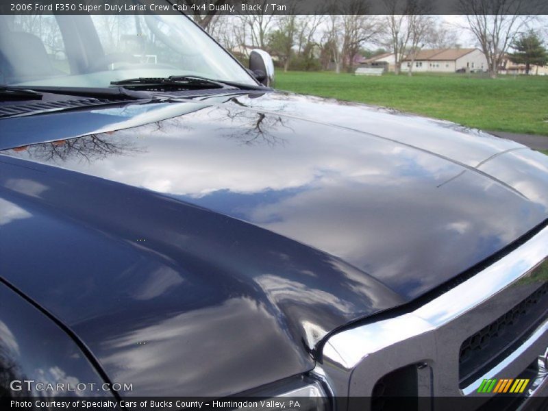 Black / Tan 2006 Ford F350 Super Duty Lariat Crew Cab 4x4 Dually