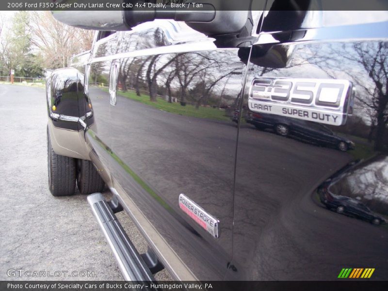Black / Tan 2006 Ford F350 Super Duty Lariat Crew Cab 4x4 Dually