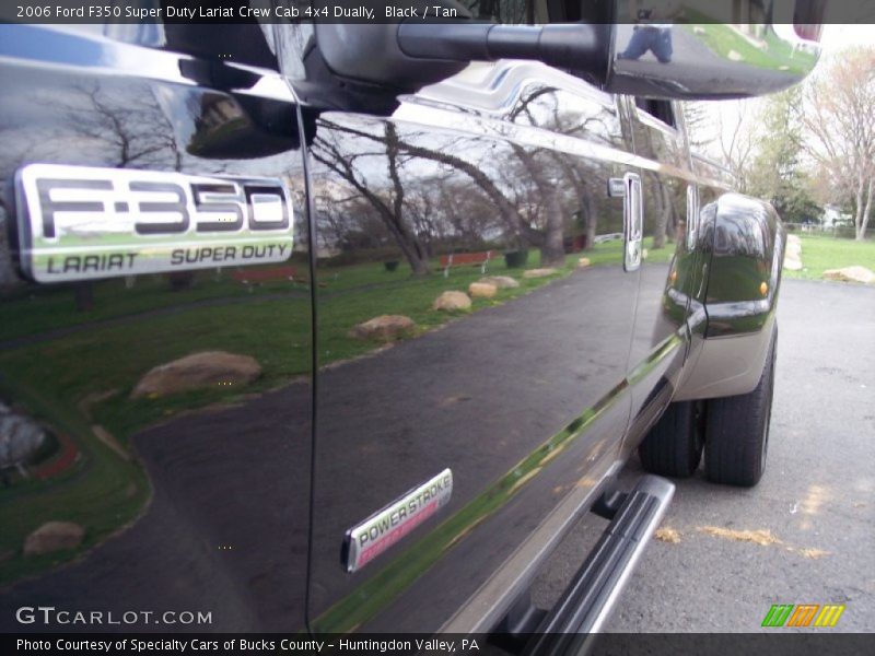 Black / Tan 2006 Ford F350 Super Duty Lariat Crew Cab 4x4 Dually