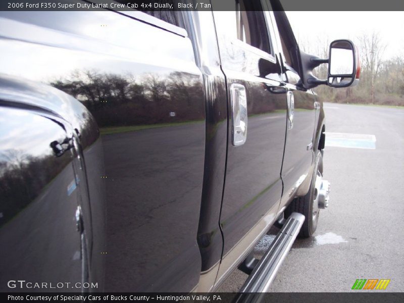 Black / Tan 2006 Ford F350 Super Duty Lariat Crew Cab 4x4 Dually