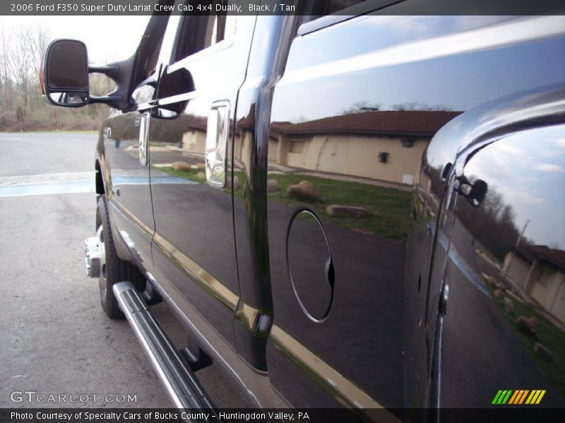 Black / Tan 2006 Ford F350 Super Duty Lariat Crew Cab 4x4 Dually